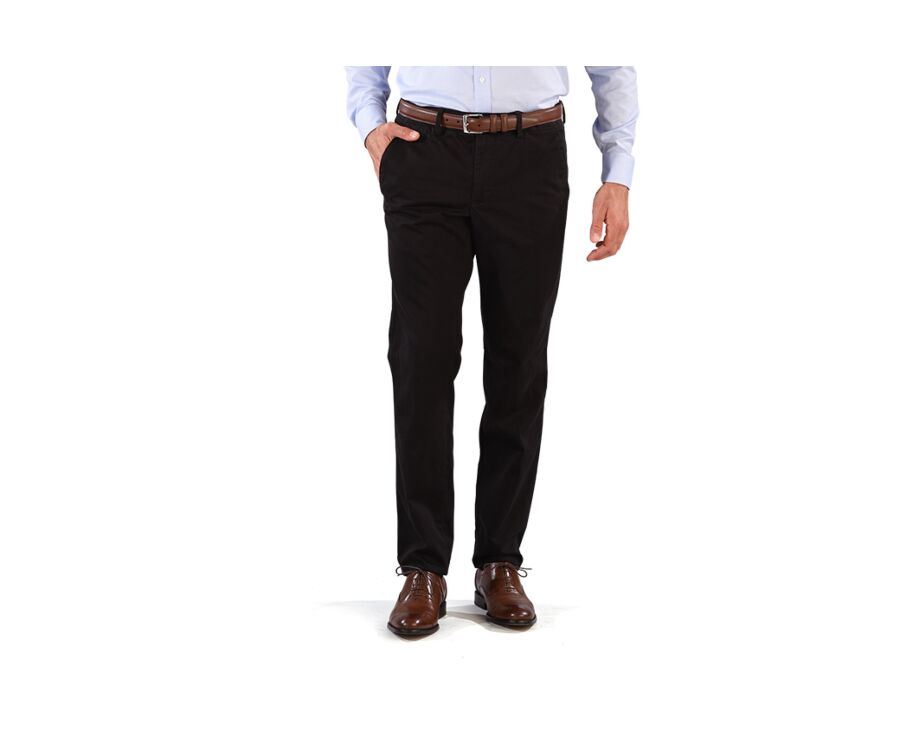Pantalon chino homme Noir - NIGEL II