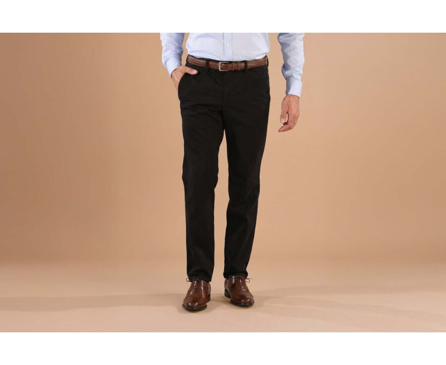 Pantalon chino homme Noir - NIGEL II