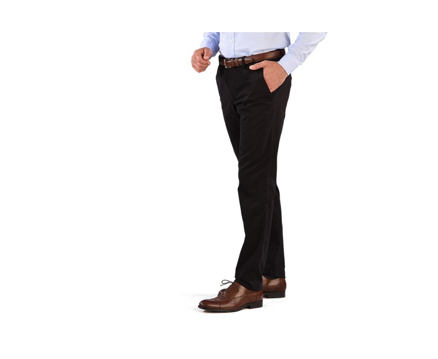 Pantalon chino homme Noir - NIGEL II