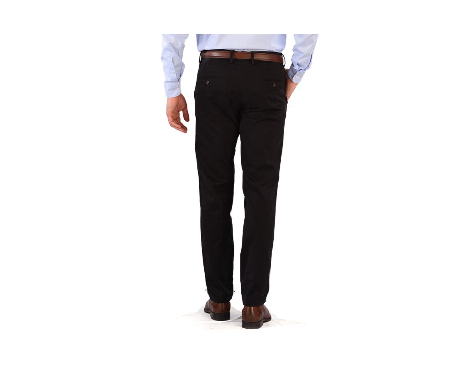 Pantalon chino homme Noir - NIGEL II