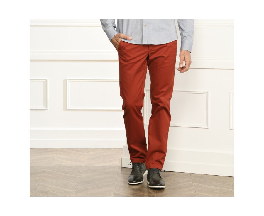 Pantalon chino homme Rouge - NIGEL II
