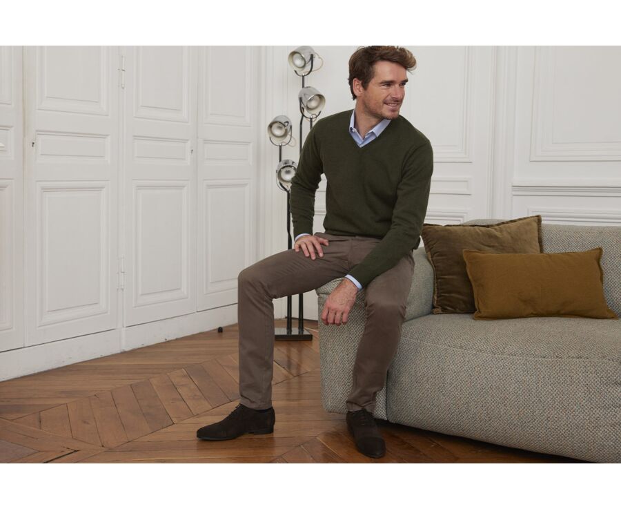 Pantalon chino homme Taupe - NIGEL II