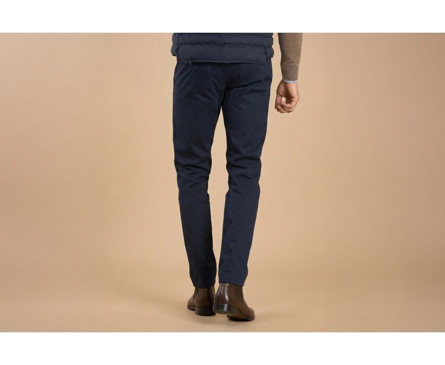 Pantalon chino homme Navy Foncé - NIGEL II