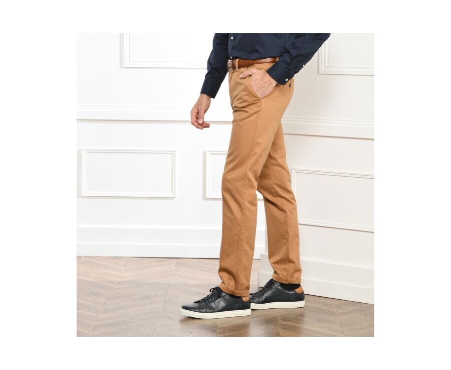 Pantalon chino homme Tabac - NIGEL II