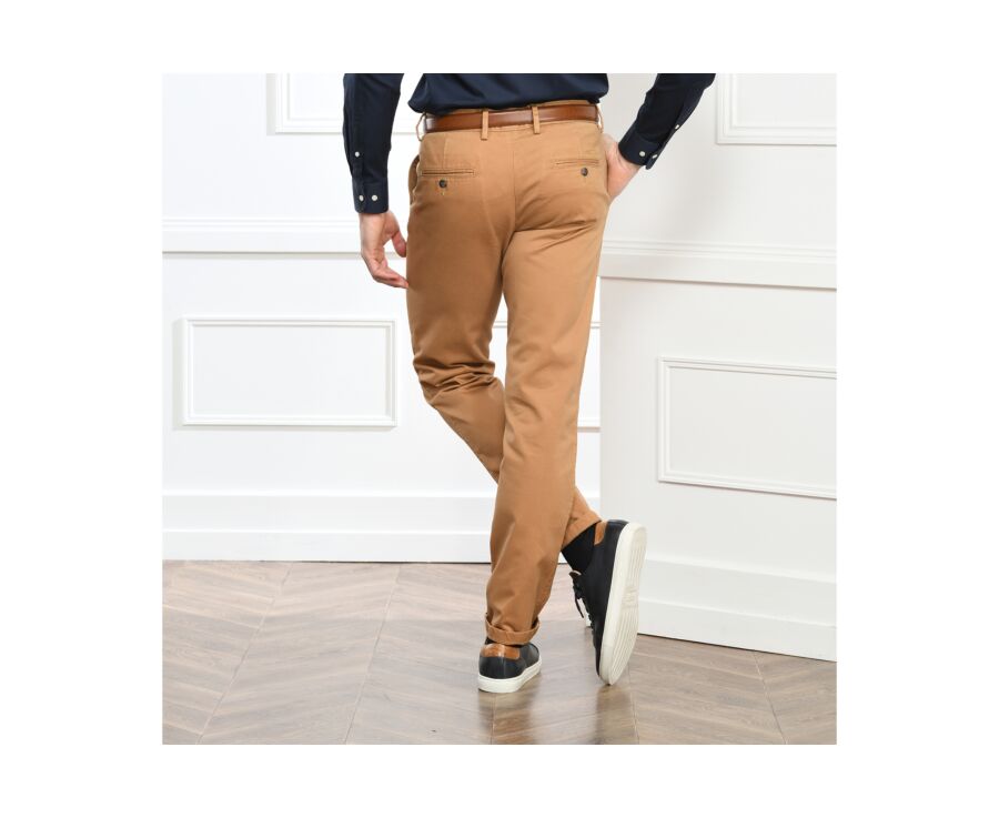 Pantalon chino homme Tabac - NIGEL II