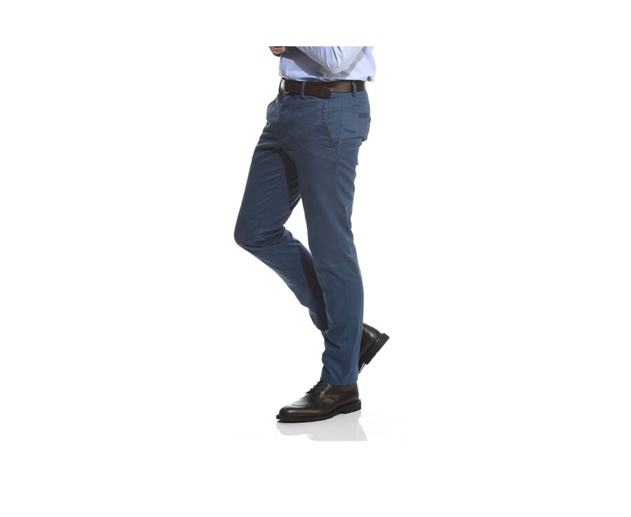 Pantalon chino homme Bleu Cobalt - NIGEL II