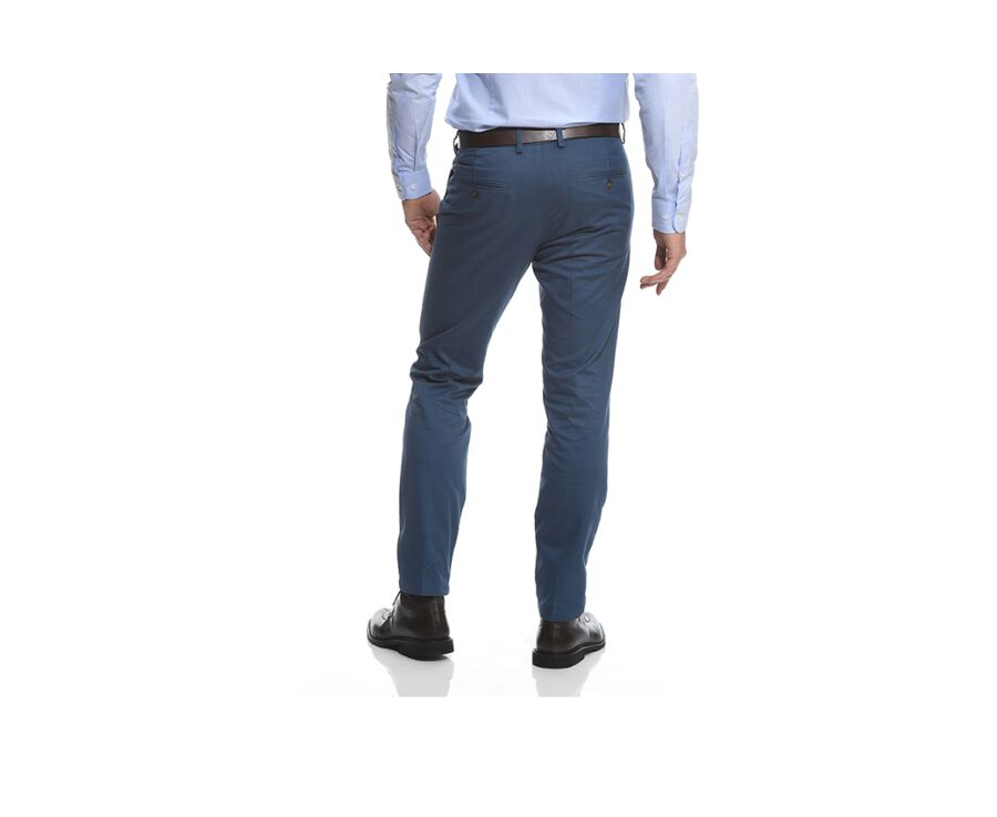 Pantalon chino homme Bleu Cobalt - NIGEL II