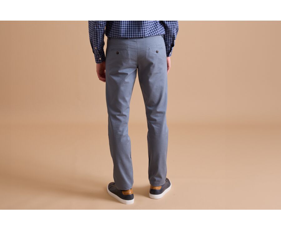 Pantalon chino homme Bleu Gris - NIGEL II