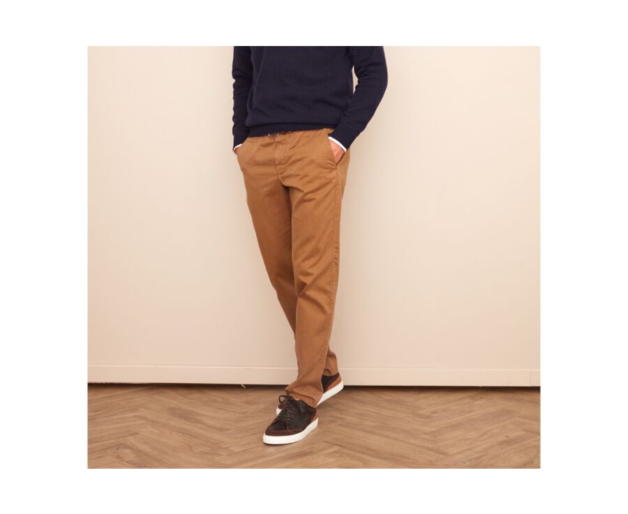 Pantalon chino homme Caramel - NIGEL II