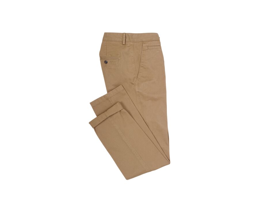 Pantalon chino homme Camel Foncé - NIGEL II
