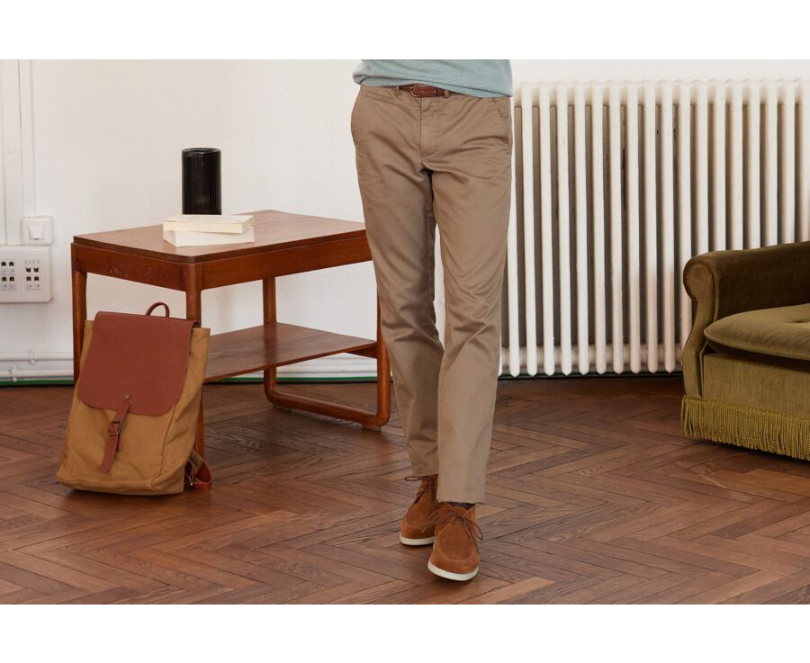 Pantalon chino homme Taupe Clair - NIGEL II