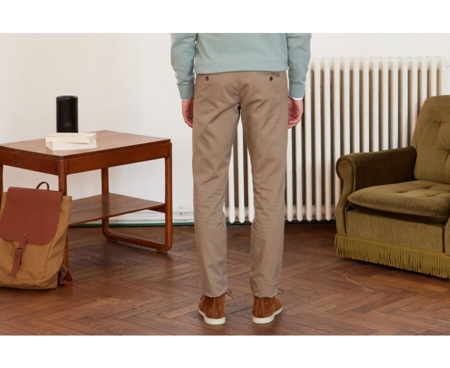 Pantalon chino homme Taupe Clair - NIGEL II