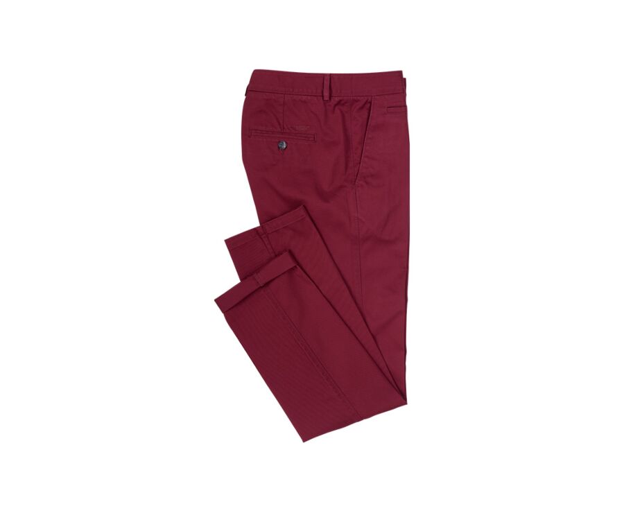 Pantalon chino homme Rouge Foncé - NIGEL II