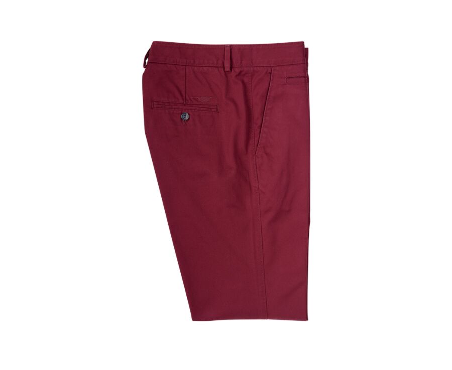 Pantalon chino homme Rouge Foncé - NIGEL II