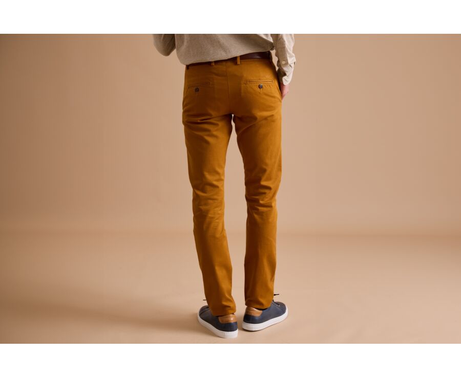 Pantalon chino homme Ocre Foncé - NIGEL II