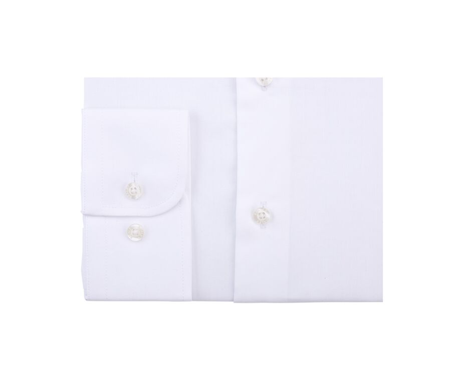 Chemise slim blanche coton popeline - LOUIS CLASSIC SLIM