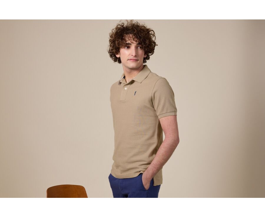 Polo homme Beige - ANDY II
