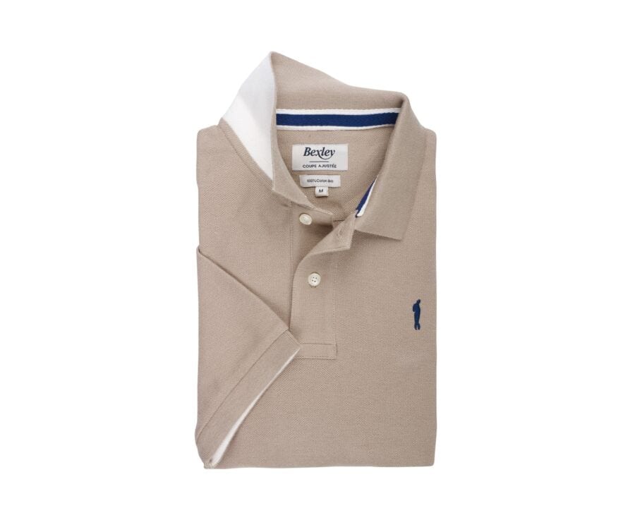Polo homme Beige - ANDY II