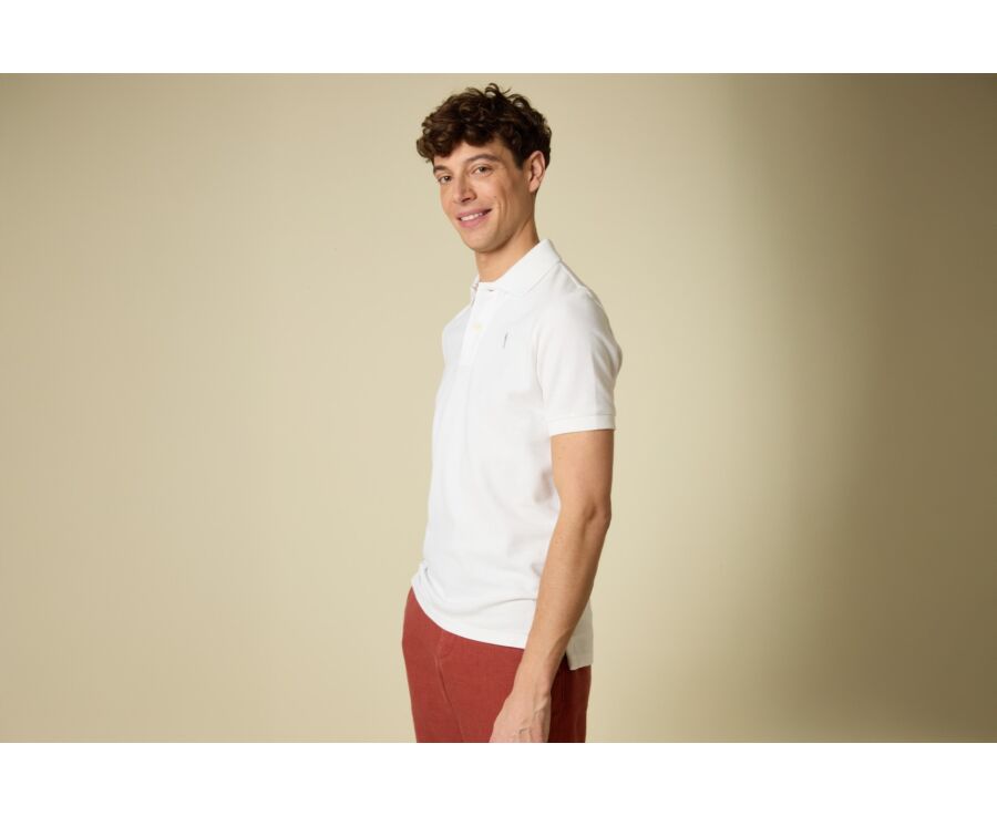 Polo Blanc homme - ANDY II