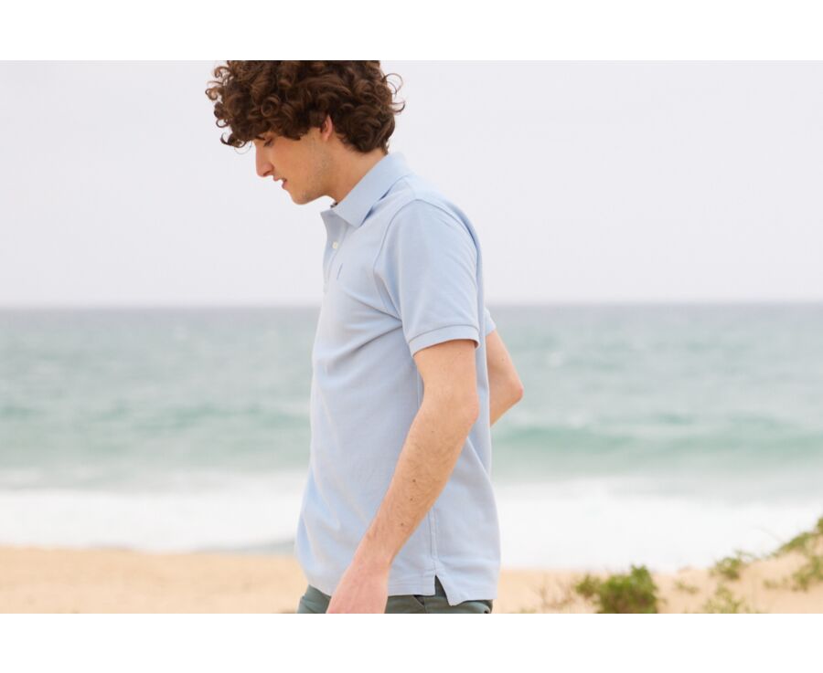 Polo Bleu Ciel homme - ANDY II