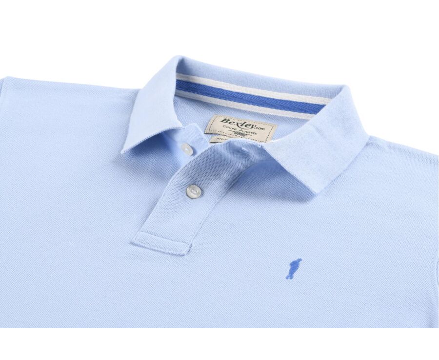 Polo Bleu Ciel homme - ANDY II