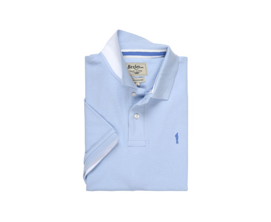 Polo Bleu Ciel homme - ANDY II