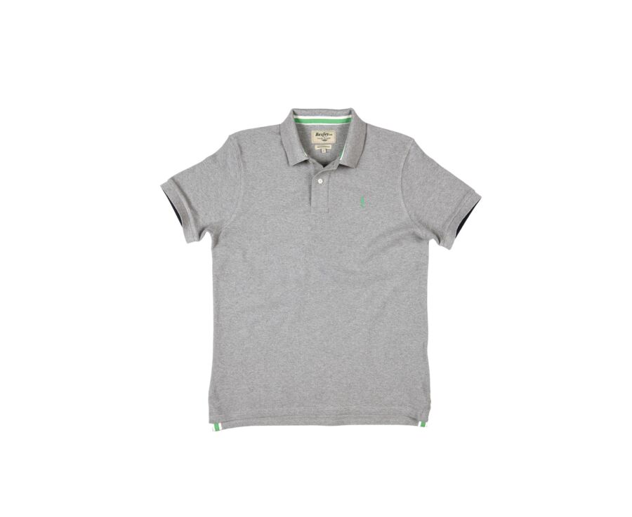 Polo Gris Chiné homme - ANDY II