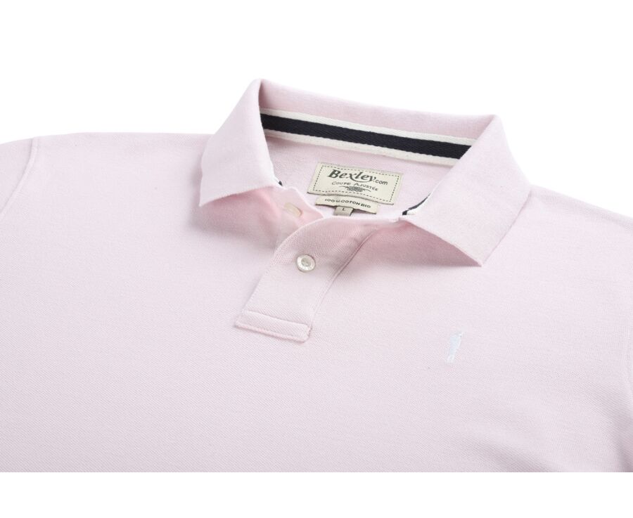 Polo Rose Pâle homme - ANDY II