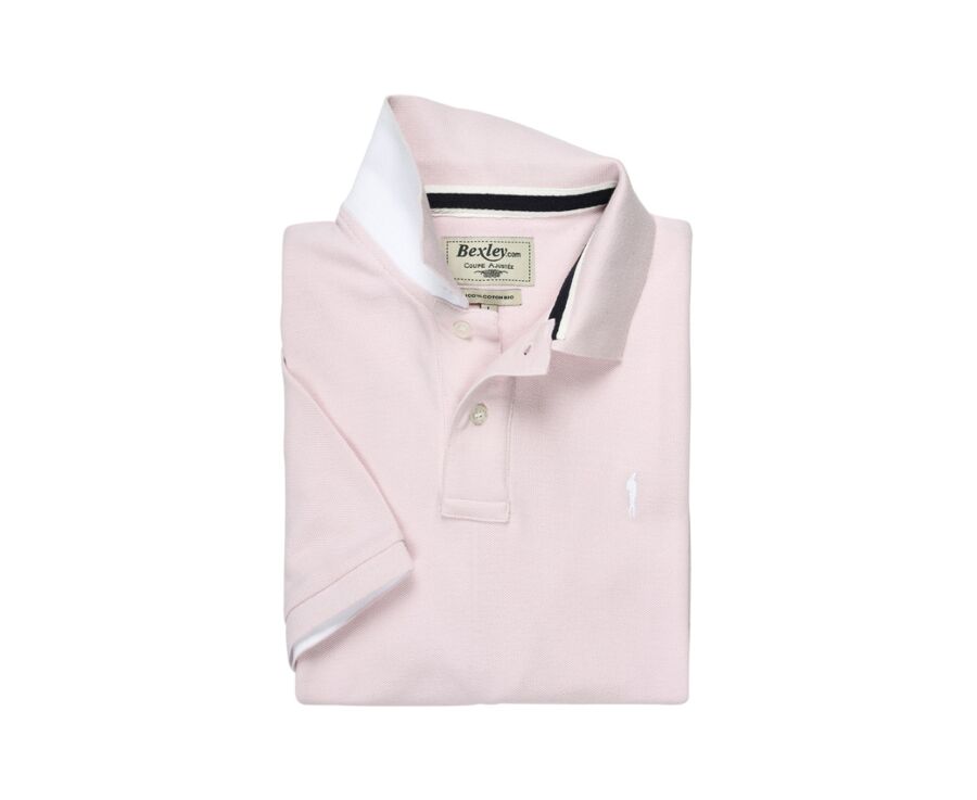 Polo Rose Pâle homme - ANDY II