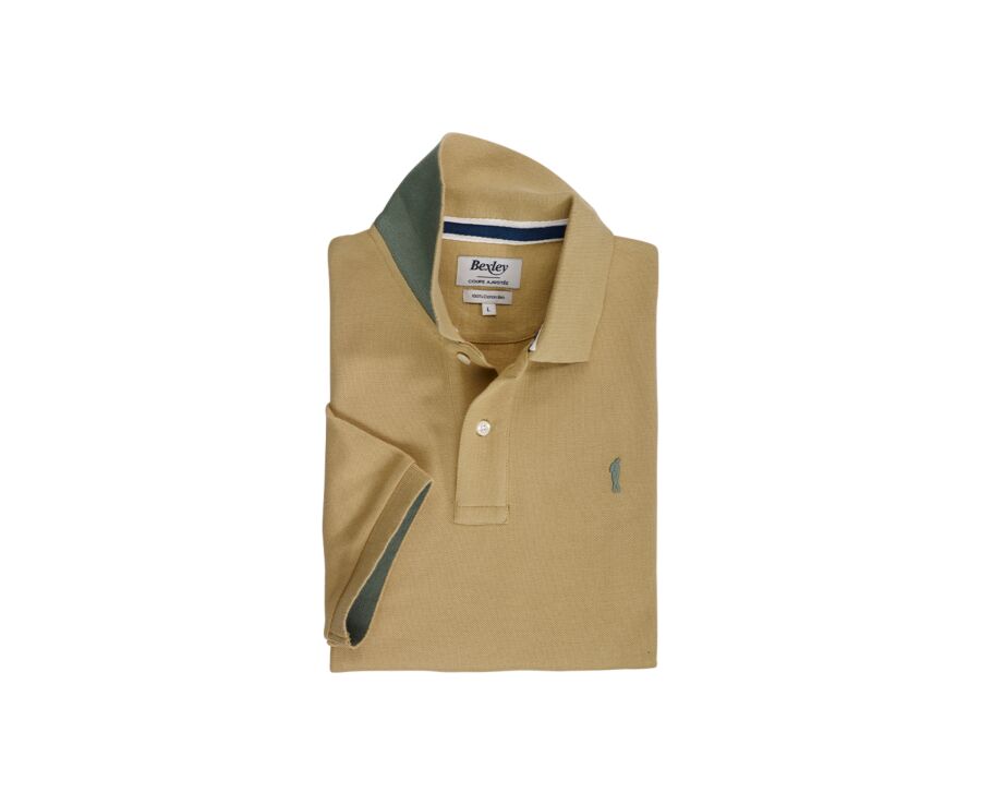 Polo homme Beige Foncé - ANDY II