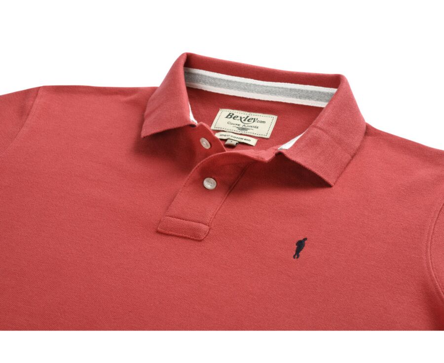 Polo Rouge Basque homme - ANDY II