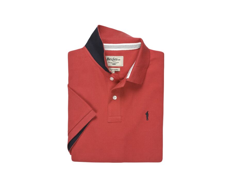 Polo Rouge Basque homme - ANDY II