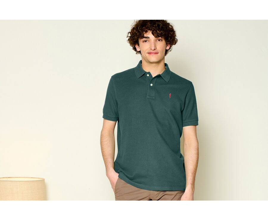 Polo Vert Foncé homme - ANDY II