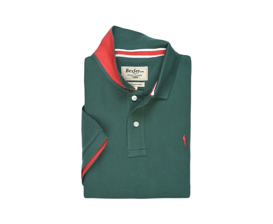 Polo Vert Foncé homme - ANDY II
