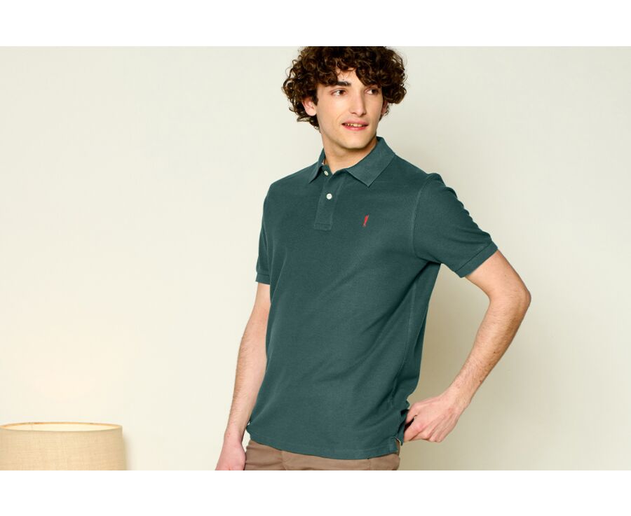 Polo Vert Foncé homme - ANDY II