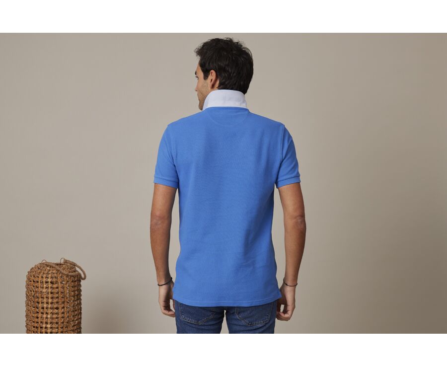 Polo Bleu Denim homme - ANDY II