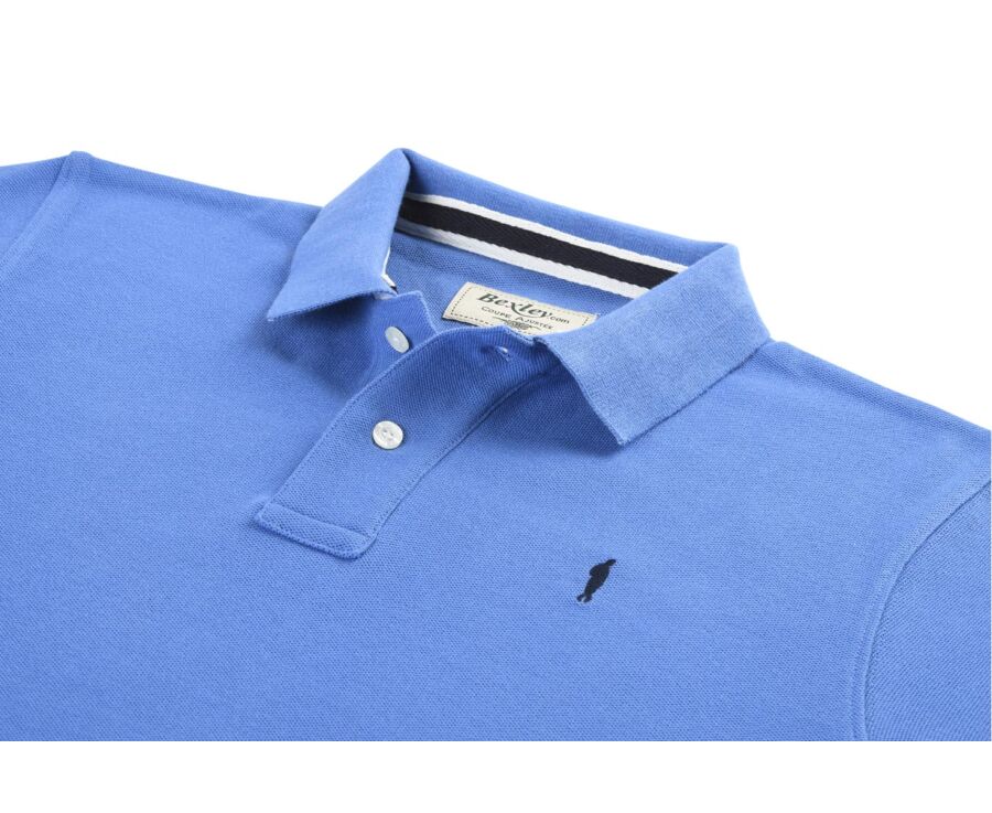 Polo Bleu Denim homme - ANDY II