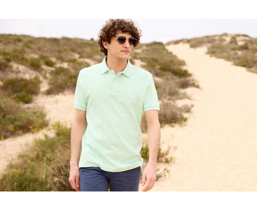 Polo homme Vert Pâle - ANDY II