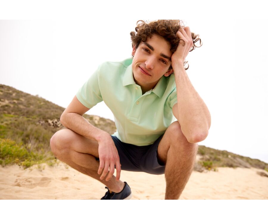 Polo homme Vert Pâle - ANDY II