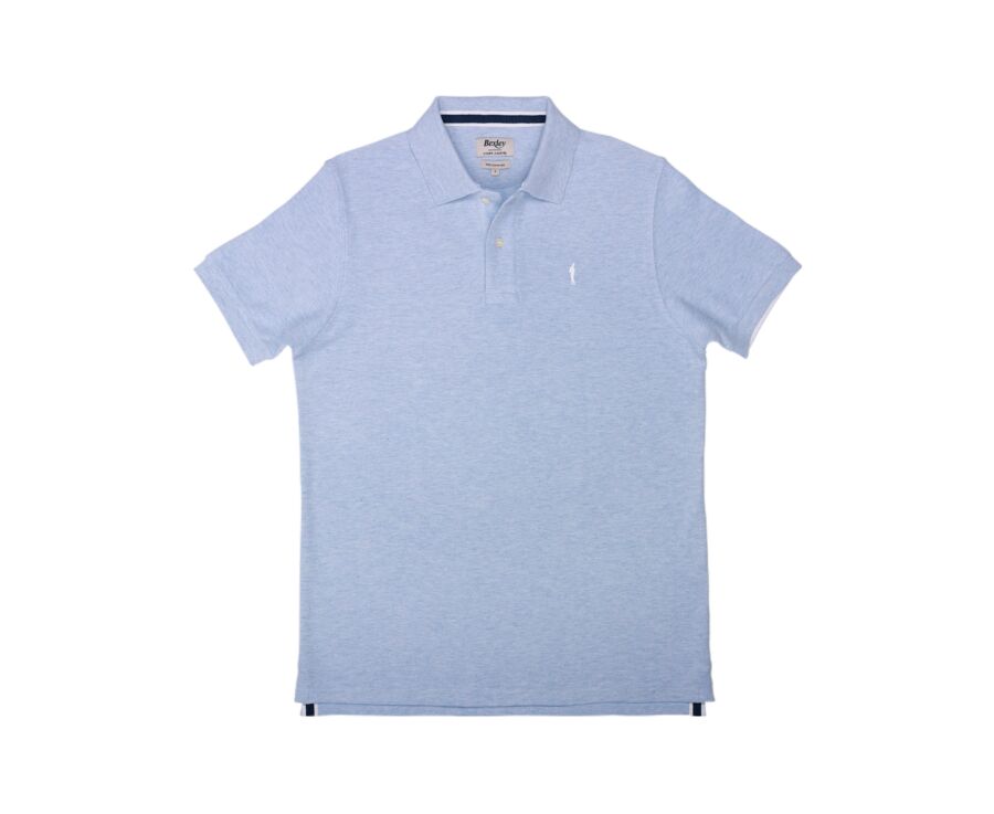Polo homme - Bleu Ciel Chiné - ANDY II
