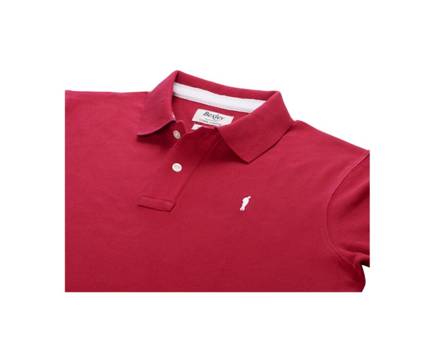 Polo homme Rouge Sombre - ANDY II
