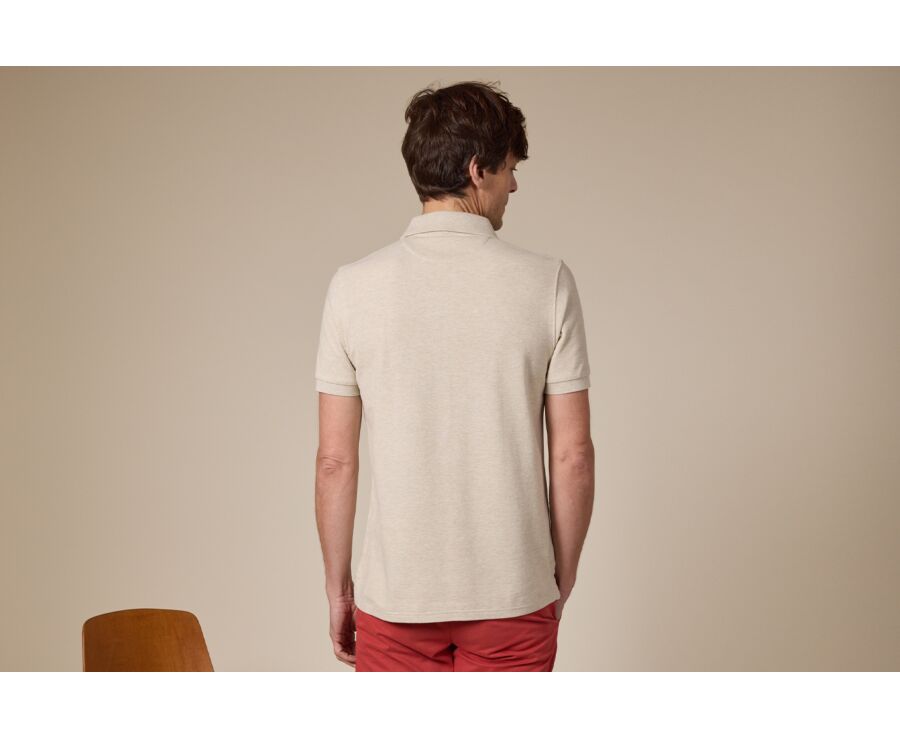 Polo homme Beige Chiné - ANDY II
