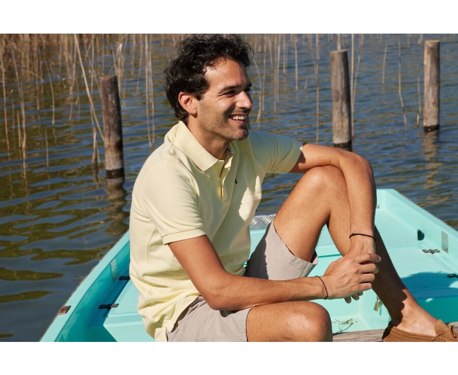 Polo Jaune Pâle homme - ANDY II