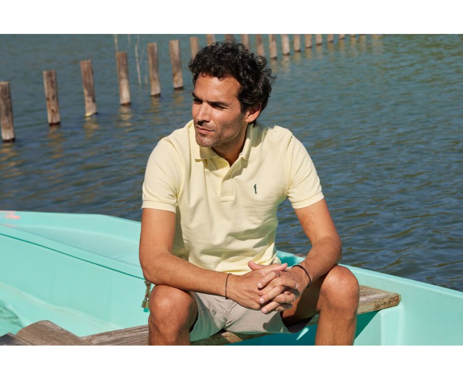 Polo Jaune Pâle homme - ANDY II