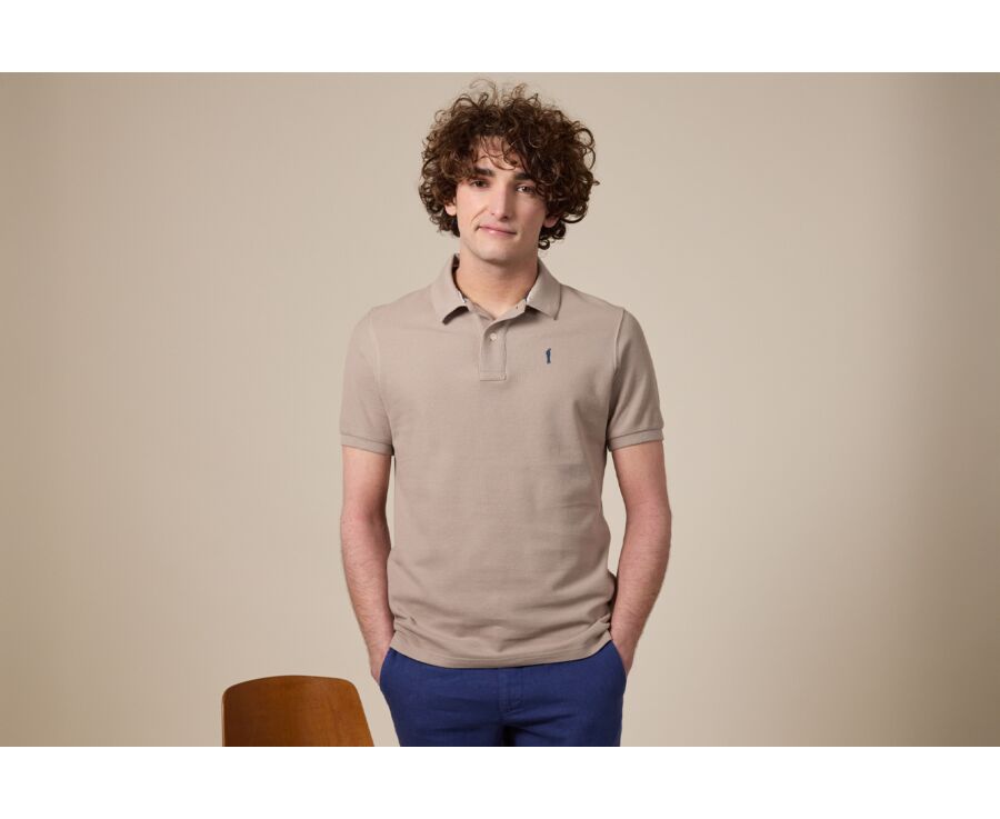 Polo homme Greige - ANDY II