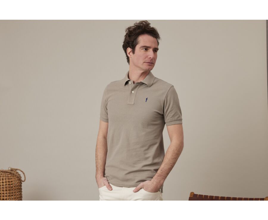 Polo homme Taupe Clair - ANDY II