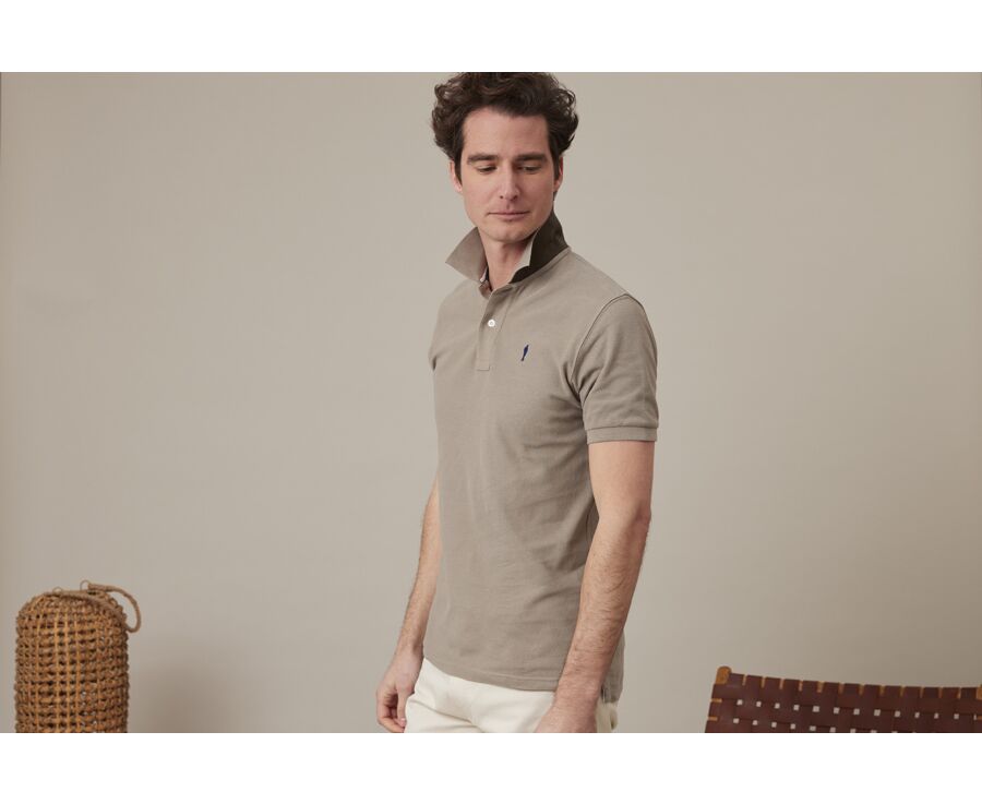 Polo homme Taupe Clair - ANDY II