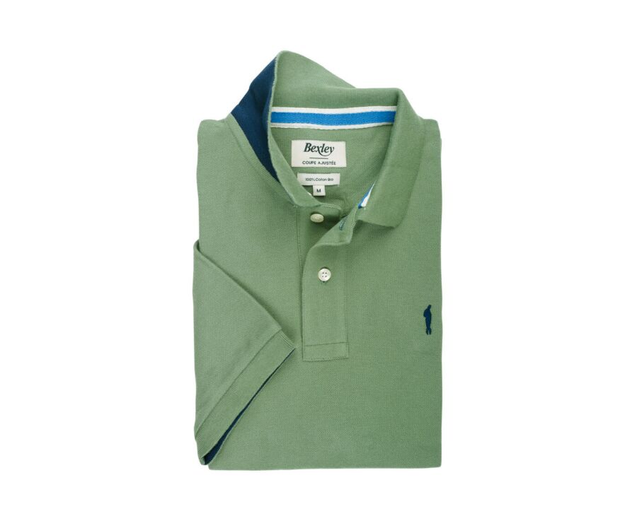 Polo homme Vert Sauge - ANDY II