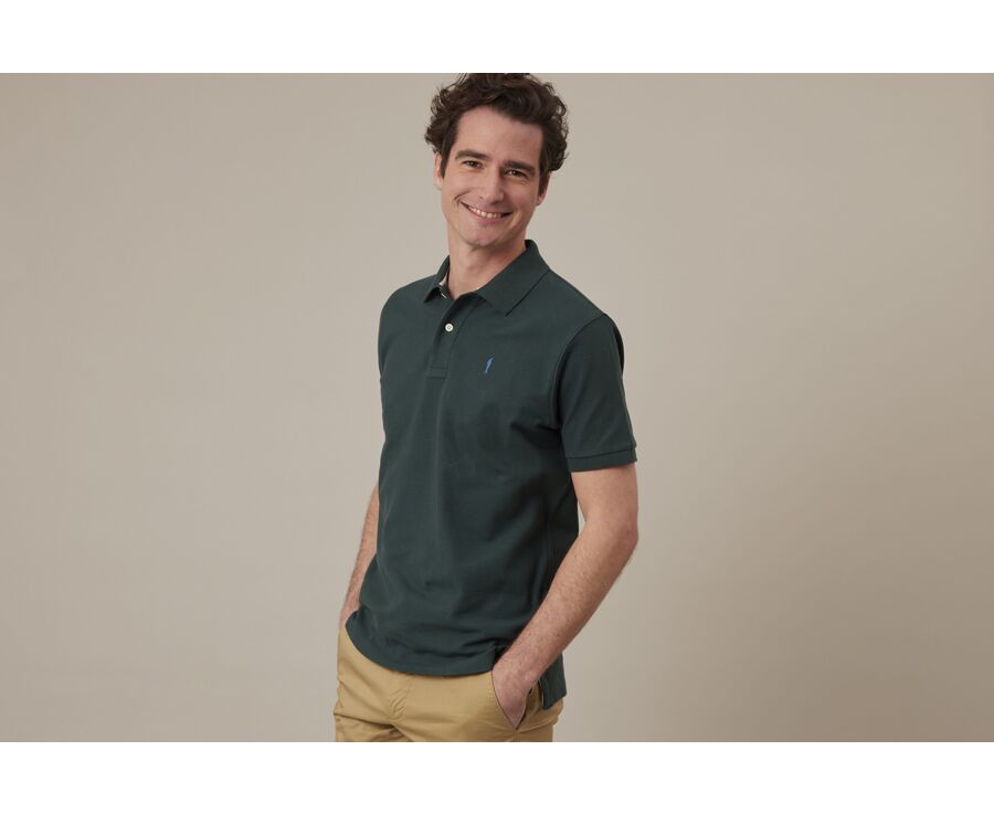 Polo homme Vert Sombre - ANDY II