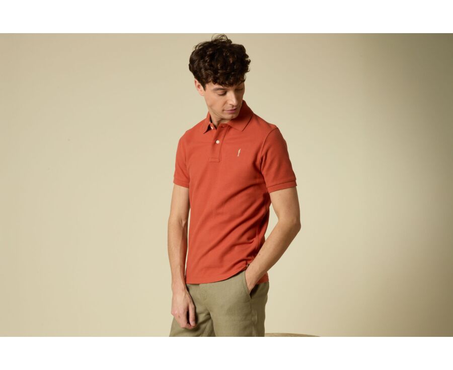Polo homme - Rouille - ANDY II